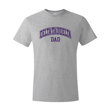 Delt Heather Gray Dad Tee | Delta Tau Delta | Shirts > Short sleeve t-shirts