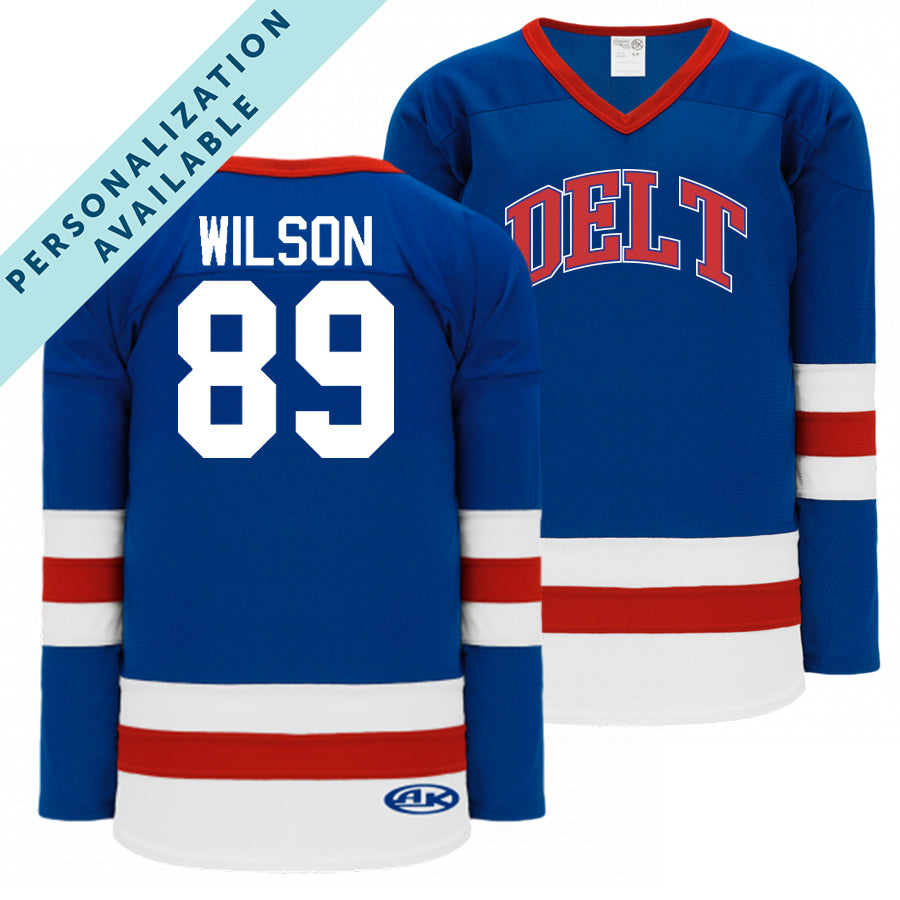 Delt Personalized Patriotic Hockey Jersey – Campus Classics