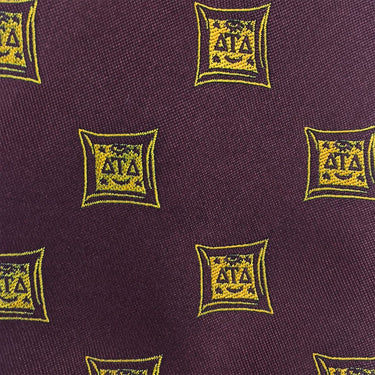 Delt Badge Silk Tie | Delta Tau Delta | Ties > Neck ties