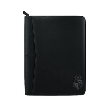 Delt Zippered Crest Padfolio | Delta Tau Delta | Office products > Padfolios