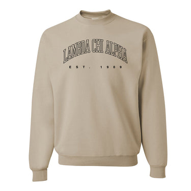 Lambda Chi Classic Neutral Crewneck