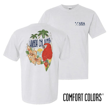 Lambda Chi Comfort Colors Tropical Tee | Lambda Chi Alpha | Shirts > Short sleeve t-shirts