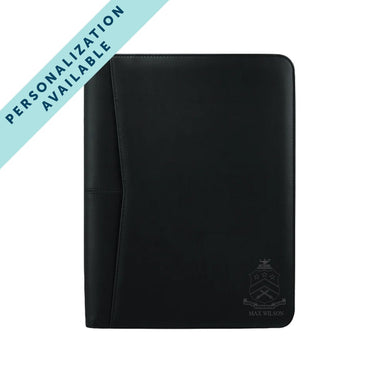 Pi Kapp Zippered Crest Padfolio | Pi Kappa Phin | Office products > Padfolios