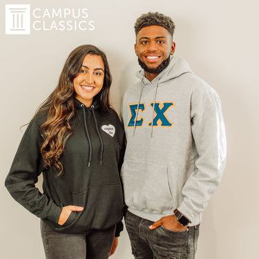 New! Pi Kapp Old School Sweetheart Hoodie | Pi Kappa Phi | Sweatshirts > Hooded sweatshirts