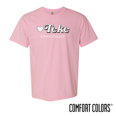 New! TKE Comfort Colors Retro Sweetheart Tee | Tau Kappa Epsilon | Shirts > Short sleeve t-shirts