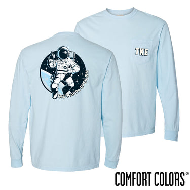 TKE Comfort Colors Space Age Long Sleeve Pocket Tee