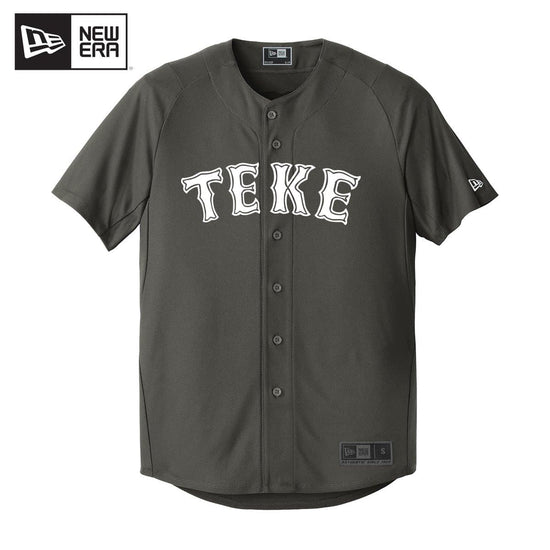 TKE Personalized White Mesh Baseball Jersey XL / Tau Kappa Epsilon