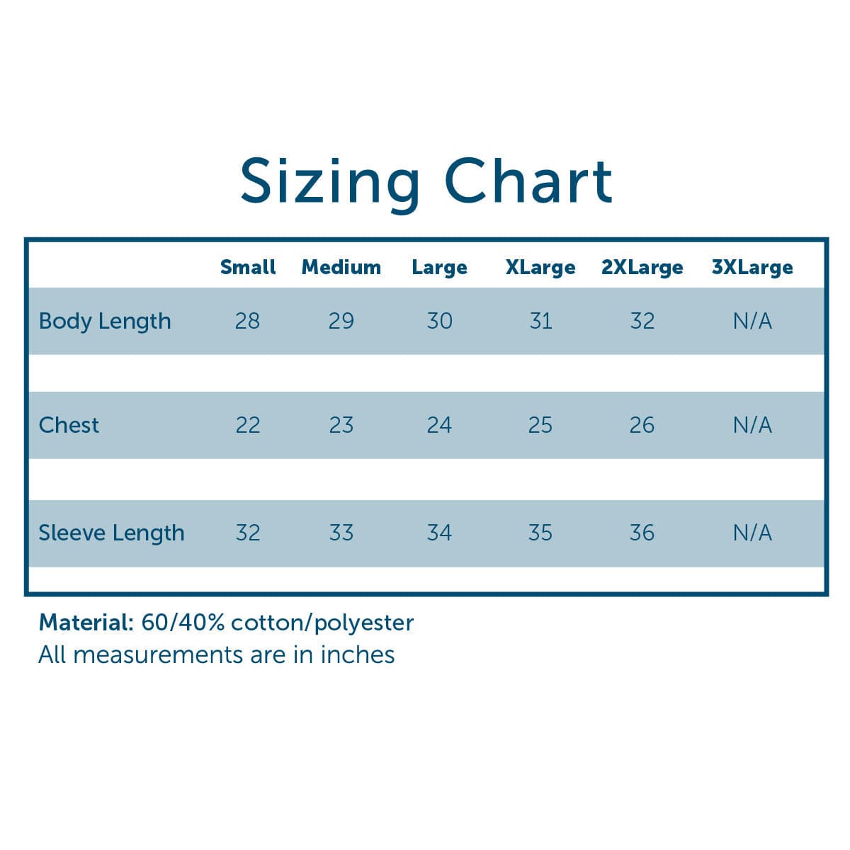 Men's Size Guide  Junk Food Clothing