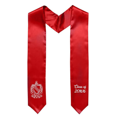 TKE Embroidered Crest Graduation Stole | Tau Kappa Epsilon | Apparel > Stoles