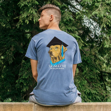 Delta Upsilon Comfort Colors Retriever Grad Tee | Delta Upsilon | Shirts > Short sleeve t-shirts