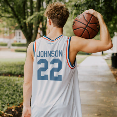 Pi Kapp Retro Block Basketball Jersey | Pi Kappa Phi | Shirts > Jerseys