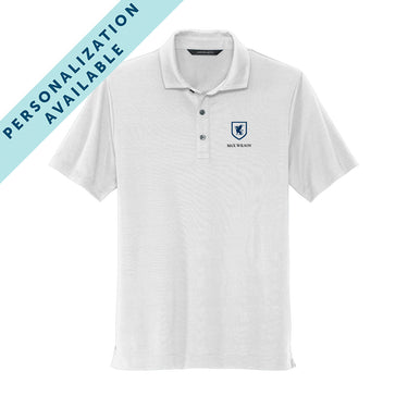 Beta White Badge Polo