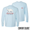 Beta Comfort Colors Snow Day Long Sleeve Pocket Tee