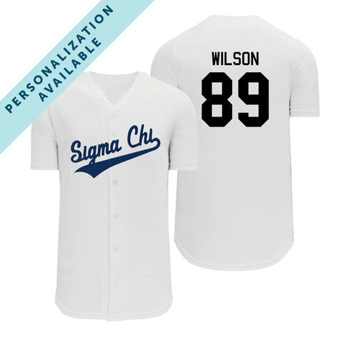 Sigma Chi - Cream Baseball Jersey