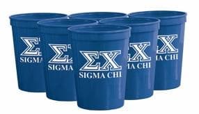 Sigma Chi Royal Plastic Cup | Sigma Chi | Drinkware > Stadium cups