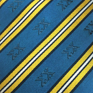 Sigma Chi Blue and Gold Striped Silk Tie | Sigma Chi | Ties > Neck ties