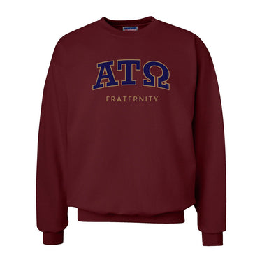 ATO Maroon Old School Crewneck