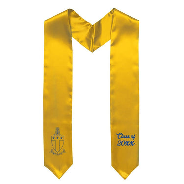 ATO Embroidered Crest Graduation Stole | Alpha Tau Omega | Apparel > Stoles