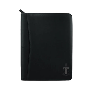 ATO Zippered Crest Padfolio | Alpha Tau Omega | Office products > Padfolios