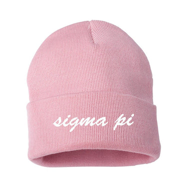 Sigma Pi Pink Sweetheart Beanie | Sigma Pi | Headwear > Beanies