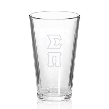 Sigma Pi Engraved Fellowship Glass | vendor-unknown | Drinkware > 15 ounce glasses