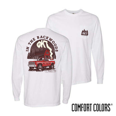 Phi Tau Comfort Colors Country Roads Long Sleeve Tee