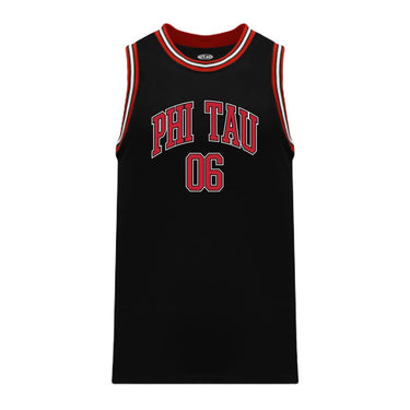 Phi Tau Black Basketball Jersey | Phi Kappa Tau | Shirts > Jerseys