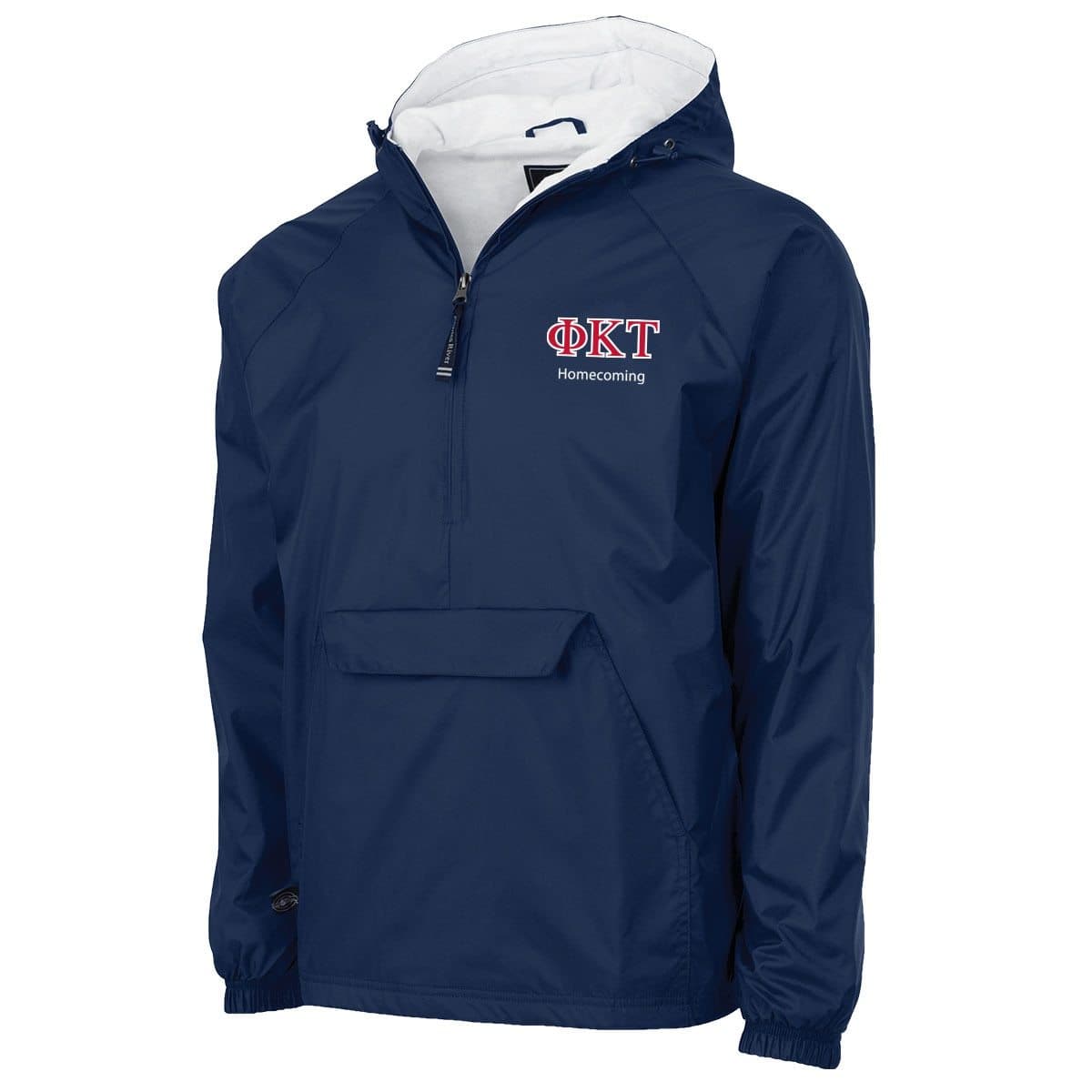 Charles River Monogrammed Embroidered Rain Jacket