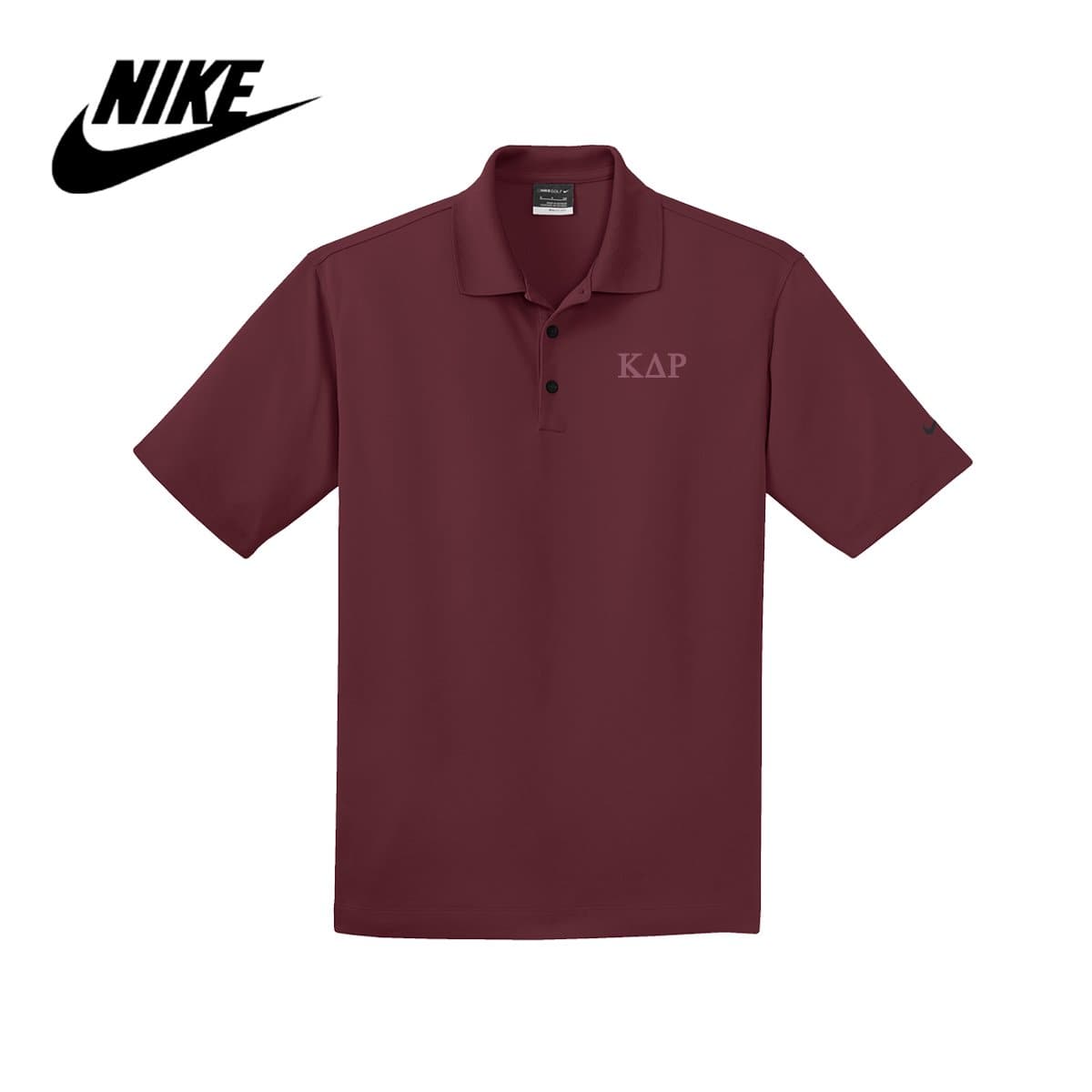 Kdr Nike Embroidered Performance Polo M / Crimson / No / Kappa Delta RHO