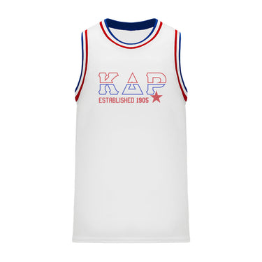 KDR Retro Block Basketball Jersey | Kappa Delta Rho | Shirts > Jerseys