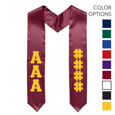 FIJI Pick Your Own Colors Graduation Stole | Phi Gamma Delta | Apparel > Stoles