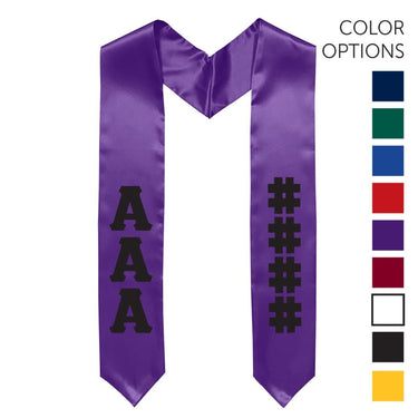 FIJI Pick Your Own Colors Graduation Stole | Phi Gamma Delta | Apparel > Stoles