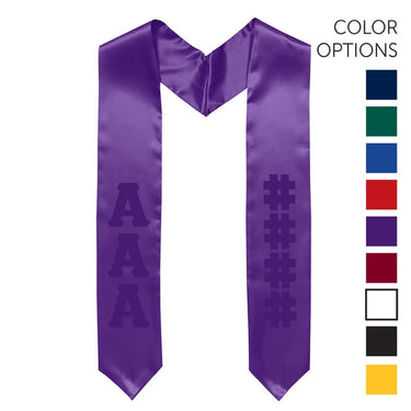 Beta Pick Your Own Colors Graduation Stole | Beta Theta Pi | Apparel > Stoles