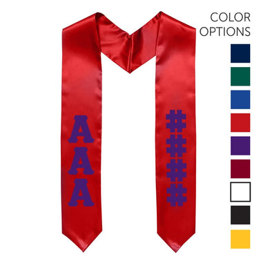 FIJI Pick Your Own Colors Graduation Stole | Phi Gamma Delta | Apparel > Stoles