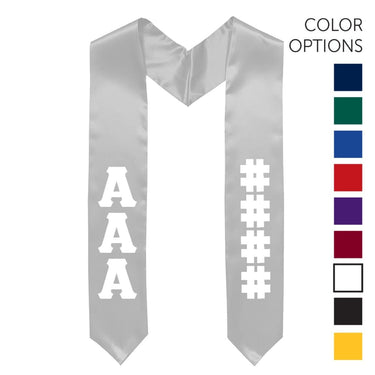 Delta Sig Pick Your Own Colors Graduation Stole | Delta Sigma Phi | Apparel > Stoles