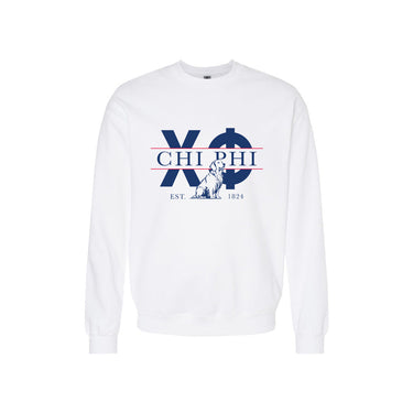 Chi Phi Golden Letters Crewneck