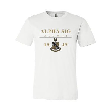 Alpha Sig Alumni Crest Short Sleeve Tee | Alpha Sigma Phi | Shirts > Short sleeve t-shirts