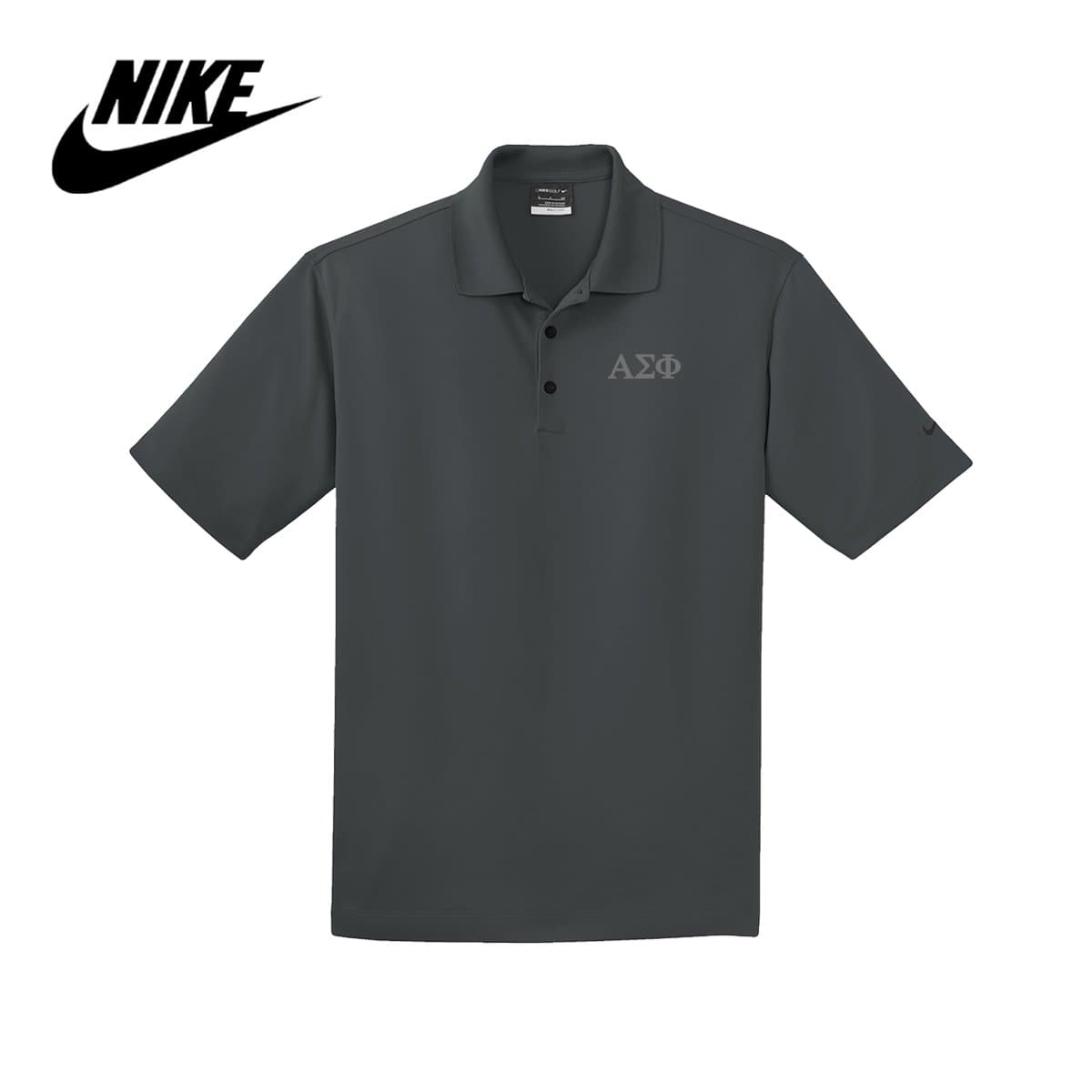 Alpha Sig Nike Embroidered Performance Campus Classics Polo –