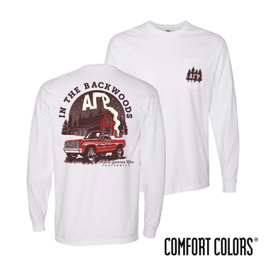 AGR Comfort Colors Country Roads Long Sleeve Tee