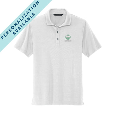 Delta Sig White Badge Polo