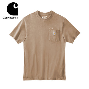 Delta Sig Carhartt Relaxed Fit Short Sleeve Pocket Tee