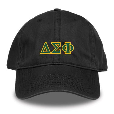 Delta Sig Black Hat | Delta Sigma Phi | Headwear > Billed hats