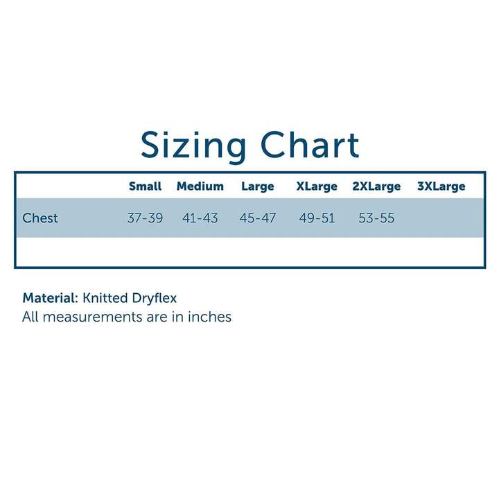 Athletic Knit Sizing Charts 