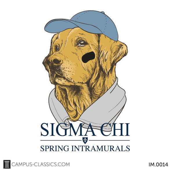 White Sport Retriever Sigma Chi